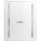 Sartodoors Solid French Double Doors 48 x 80in, Planum 0660 Painted White W/ Frosted Glass PLANUM0660DD-BEM-48 - alternate 1